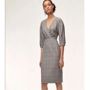 Aritzia Babylon Kurt Plaid Dress